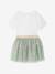 Occasion Wear T-Shirt & Tulle Skirt for Baby Girls sage green 
