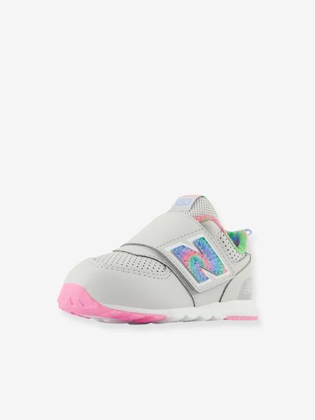 NW574KL NEW BALANCE® baby trainers with touch 'n' close fastening grey 