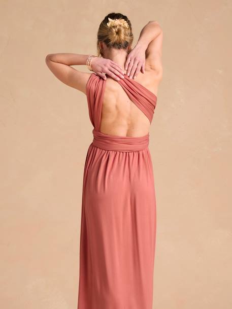 1 Long Dress, 7 Looks, Fantastic Dress by ENVIE DE FRAISE old rose 