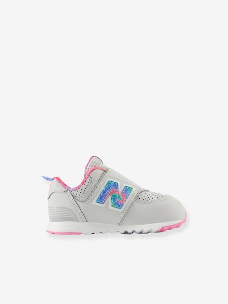NW574KL NEW BALANCE® baby trainers with touch 'n' close fastening grey 