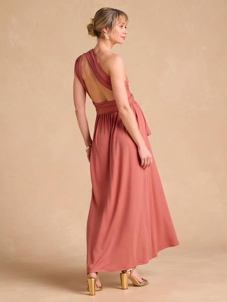 1 Long Dress, 7 Looks, Fantastic Dress by ENVIE DE FRAISE old rose 