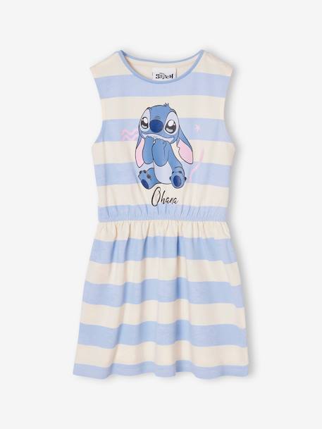Striped Stitch Dress by Disney® sky blue 