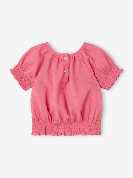 Plumetis Blouse for Babies strawberry 