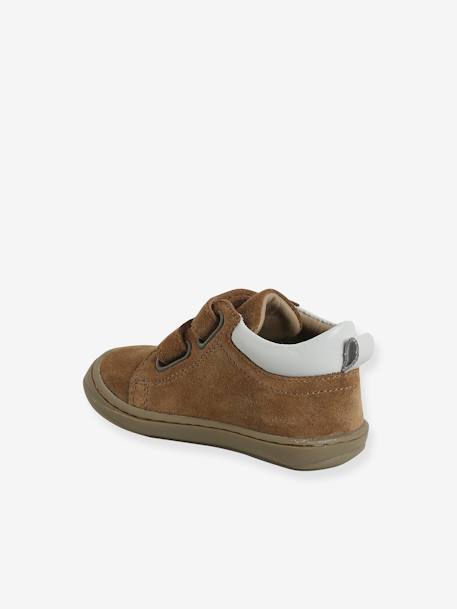 Pair of Soft Leather Boots for Babies, Designed for First Steps beige+blue+brown+electric blue+green+ocean blue+ochre+sage green+set beige+set brown+set green 