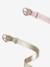 Pack of 2 Heart Belts with Openwork for Girls pale pink 