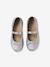 Glittery Ballet Pumps for Girls, Designed for Autonomy silver 