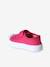 Hook-&-Loop Canvas Trainers for Babies - Made in France fuchsia+rose 