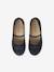 Glittery Leather Ballet Pumps for Girls, Designed for Autonomy 6337+6397 