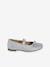Glittery Ballet Pumps for Girls, Designed for Autonomy silver 