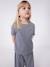 Striped, Short Sleeve Pyjamas for Children, Wide Legs, PETIT BATEAU navy blue 
