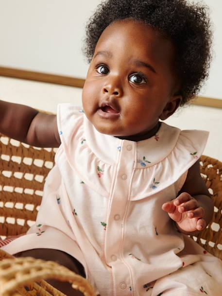 Dress & Bloomer Shorts with Fruit Print for Babies, PETIT BATEAU blush 