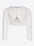 Festive cotton bolero by Happy Girls for girls ecru+white 