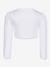 Festive cotton bolero by Happy Girls for girls ecru+white 