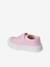 Hook-&-Loop Canvas Trainers for Babies - Made in France fuchsia+rose 