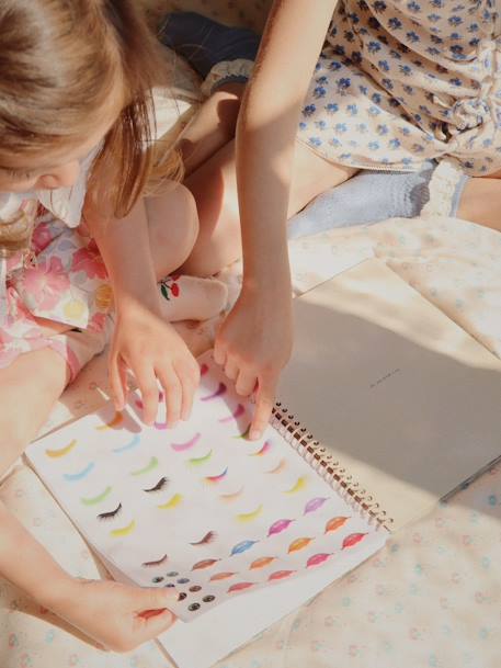 KONGES SLOJD make-up head sticker book multicoloured 