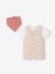 Striped T-Shirt + Bandana + Playsuit Set for Babies ecru 
