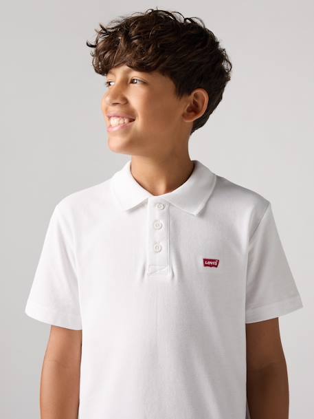 Polo shirt LEVI'S boy's short sleeves navy blue+white 