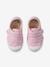 Hook-&-Loop Canvas Trainers for Babies - Made in France fuchsia+rose 