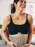 Organic Cotton* Bra for Maternity & Nursing, Homewear black 