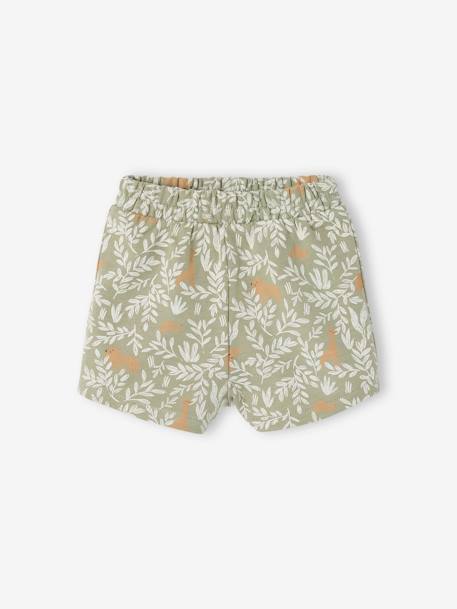 Pack of 2 lightweight fleece shorts for newborns clay beige 