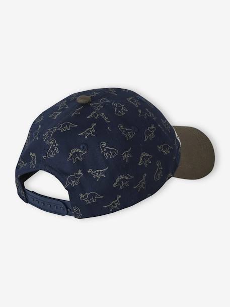 Dinosaur Cap for Boys navy blue 