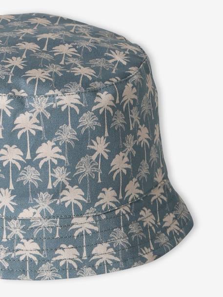 Reversible 'Palm Tree' Bucket Hat for Boys khaki 