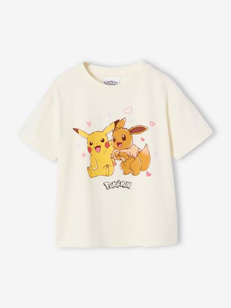 Pokemon® Pikachu & Eevee T-Shirt for Girls ecru 