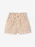 Leopard Print Shorts in Cotton Gauze for Babies vanilla 