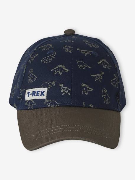 Dinosaur Cap for Boys navy blue 