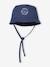 Bucket Hat with Detachable Neck Warmer, for Babies indigo 