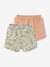 Pack of 2 lightweight fleece shorts for newborns clay beige 