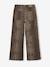 Wide-Leg Leopard Trousers for Girls, JONEN beige 