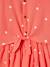 Tie-front blouse and skirt set for girls coral 