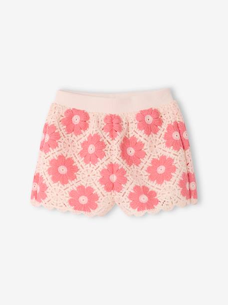 Crochet Shorts for Babies ecru 