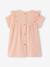 Newborn cotton gauze dress rose 