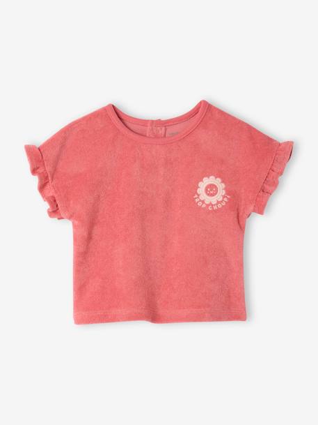 T-Shirt + Terry Shorts Set for Babies strawberry 