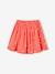 Tie-front blouse and skirt set for girls coral 