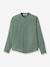 Boy's cotton gauze shirt CYRILLUS aqua green 