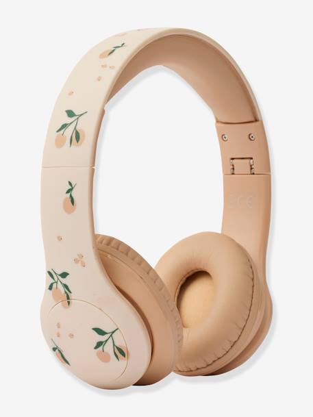Quinn LIEWOOD printed wireless headphones blue+rose 