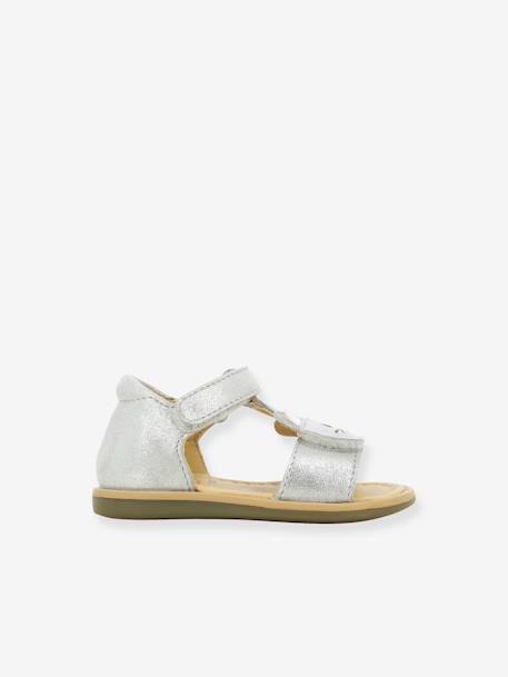 Sandals for Babies, Tity Mousse by SHOO POM® silver 