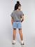 Distressed Denim Shorts for Girls, JONEN medium blue 