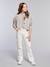 Cropped Cardigan for Girls, JONEN ecru+marl grey 