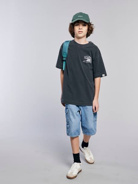 Skater Shorts, JONEN bleached denim+denim grey 