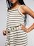 Fancy Knit Strappy Top for Girls, JONEN black+striped black 