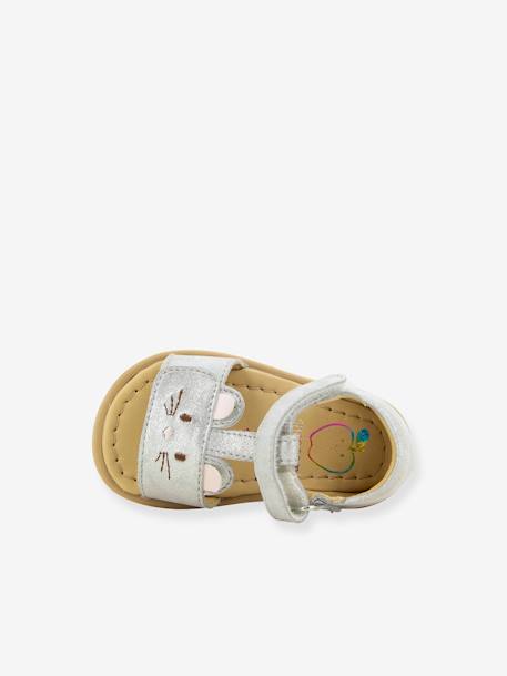 Sandals for Babies, Tity Mousse by SHOO POM® silver 