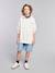 Loose-Fit Gingham Bermuda Shorts, JONEN bleached denim 