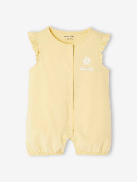 Pack of 2 floral baby sleepsuits sage green 