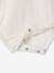 Baby bodysuit with a frilled collar ecru 