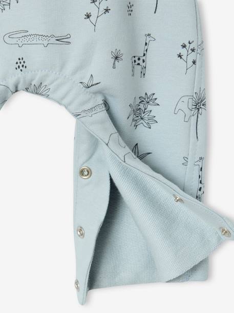 3-piece baby outfit: dungarees + bodysuit + scarf blue 