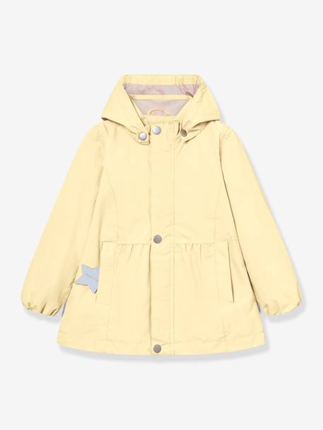 MATSILA Mid-Season Waterproof Jacket for Girls, MINI A TURE pastel yellow 